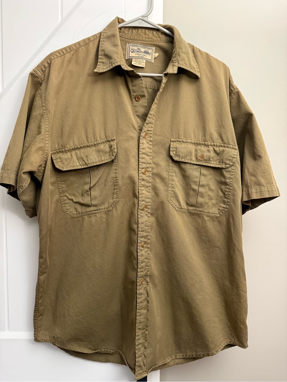 Vintage Calvin Klein safari shirt